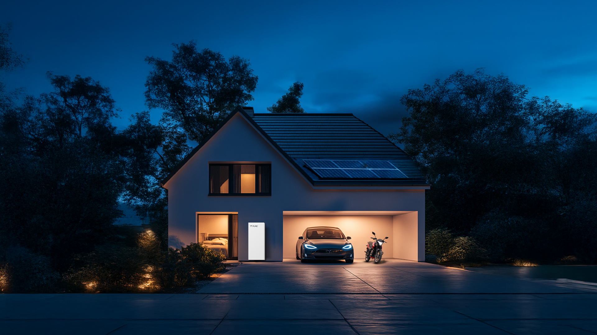 PURE EV showcasing modular energy storage units for homes and businesses, enabling efficient power backup and smart grid connectivity.